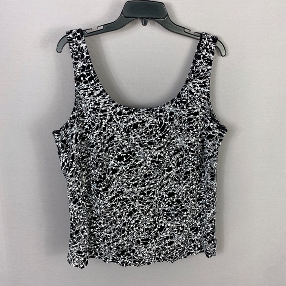 Alex Evenings Jacket/Camisole Floral Glitter Print 2 Piece Set Plus Size… - Picture 13 of 16